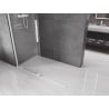 Mexen Velar posuvná sprchová stena Walk-in 130 x 200 cm, transparentná 8 mm, biela - 871-130-000-03-20