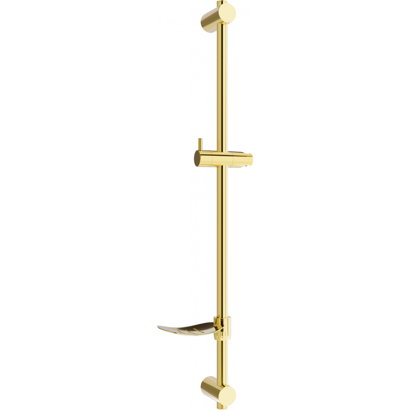 Mexen DF sprchová tyč s mydelníkom 80 cm, zlatá - 79382-50