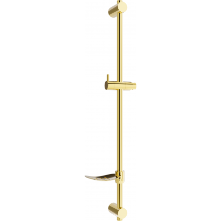 Mexen DF sprchová tyč s mydelníkom 80 cm, zlatá - 79382-50