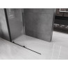 Mexen Velar posuvná sprchová stena Walk-in 160 x 200 cm, transparentná 8 mm, čierna - 871-160-000-03-70