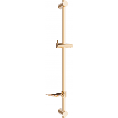 Mexen DF sprchová tyč s mydelničkou 80 cm, ružové zlato - 79382-60