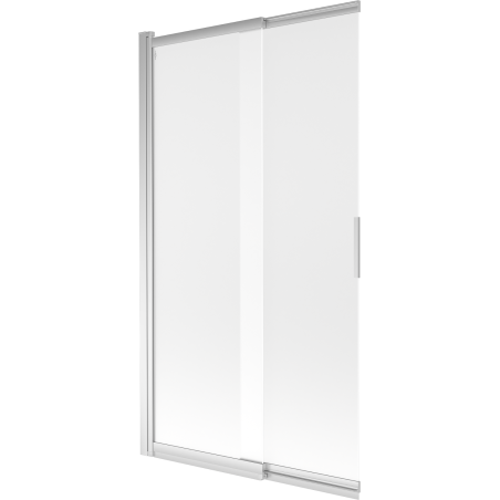 Mexen Fox sprchový záves 2-krídlový posuvný 100 x 150 cm, matný, chróm - 891-100-002-01-30