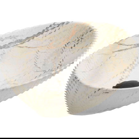 Mexen Elza nábytkové umývadlo 40 x 33 cm, béžový kameň - 21014095