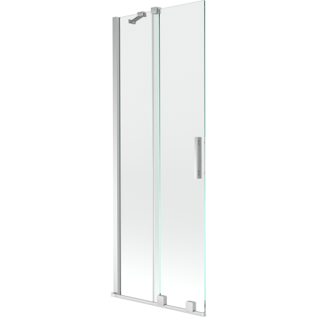 Mexen Velar 2-krídlová zasúvacia vaňová zástena 75 x 150 cm, transparentná, chróm - 896-075-000-01-01