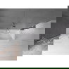 Mexen Velar vaňová zástena dvojkrídlová Posuvný 75 x 150 cm, Priehľadné, Chrómová - 896-075-000-01-01