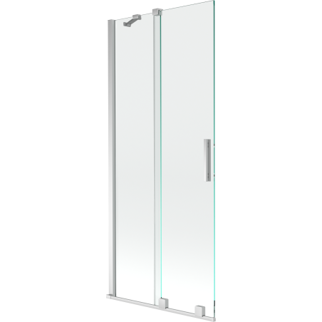 Mexen Velar 2-krídlová posuvná vanová zástena 85 x 150 cm, transparentná, chróm - 896-085-000-01-01