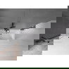 Mexen Velar vaňová zástena dvojkrídlová Posuvný 70 x 150 cm, Priehľadné, Čierny - 896-070-000-01-70