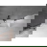 Mexen Velar vaňová zástena dvojkrídlová Posuvný 85 x 150 cm, Priehľadné, Čierny - 896-085-000-01-70