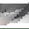 Mexen Velar sprchová zástena 2-krídlová posuvná 95 x 150 cm, transparentná, čierna - 896-095-000-01-70