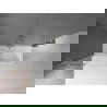 Mexen Velar vaňová zástena dvojkrídlová Posuvný 100 x 150 cm, Priehľadné, zlatý kefovaný - 896-100-000-01-55