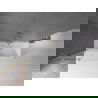 Mexen Velar vaňová zástena dvojkrídlová Posuvný 110 x 150 cm, Priehľadné, zlatý kefovaný - 896-110-000-01-55