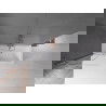 Mexen Velar vaňová zástena dvojkrídlová Posuvný 85 x 150 cm, Priehľadné, Zlatoružová - 896-085-000-01-60