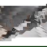 Mexen Velar vaňová zástena dvojkrídlová Posuvný 140 x 150 cm, Priehľadné, kefovaná meď - 896-140-000-01-65