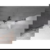 Mexen Velar vaňová zástena dvojkrídlová Posuvný 75 x 150 cm, Priehľadné, gun gray kefovaný - 896-075-000-01-66
