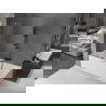 Mexen Velar dvojkrídlový sprchový paraván 70 x 150 cm, transparentný, brúsený gun gray - 896-070-000-01-66