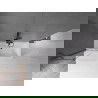 Mexen Velar vaňová zástena dvojkrídlová Posuvný 95 x 150 cm, Priehľadné, gun gray kefovaný - 896-095-000-01-66