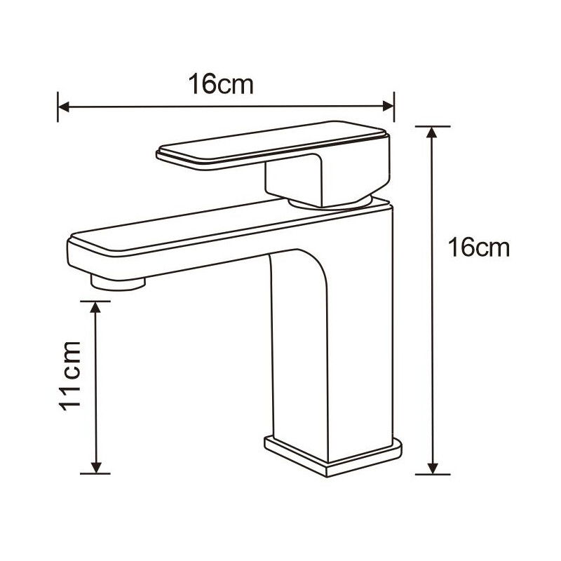 Mexen Cetus umývadlová batéria, chróm - 744300-00