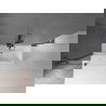 Mexen Velar vaňová zástena dvojkrídlová Posuvný 110 x 150 cm, Priehľadné, gun gray kefovaný - 896-110-000-01-66