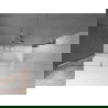 Mexen Velar vaňa zástenka 2-krídlová zasúvacia 160 x 150 cm, transparentná, chróm - 896-160-000-01-01