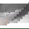 Mexen Velar vaňová zástena dvojkrídlová Posuvný 170 x 150 cm, Priehľadné, Chrómová - 896-170-000-01-01