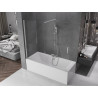 Mexen Velar dvojkrídlové rozťahovacie sprchové zásteny 180 x 150 cm, transparentné, chróm - 896-180-000-01-01
