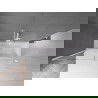 Mexen Velar vaňová zástená 2-krídlová posuvná 170 x 150 cm, transparentná, biela - 896-170-000-01-20