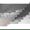 Mexen Velar vaňová zástena s 2 krídlami, 180 x 150 cm, transparentná, zlatá brúsená - 896-180-000-01-55