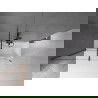 Mexen Velar vaňová zástena dvojkrídlová Posuvný 150 x 150 cm, Priehľadné, gun gray kefovaný - 896-150-000-01-66