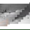 Mexen Velar vaňová zástena dvojkrídlová Posuvný 150 x 160 cm, Priehľadné, gun gray kefovaný - 896-160-000-01-66
