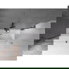 Mexen Velar vaňová zástena dvojkrídlová Posuvný 170 x 160 cm, Priehľadné, gun gray kefovaný - 896-170-000-01-66