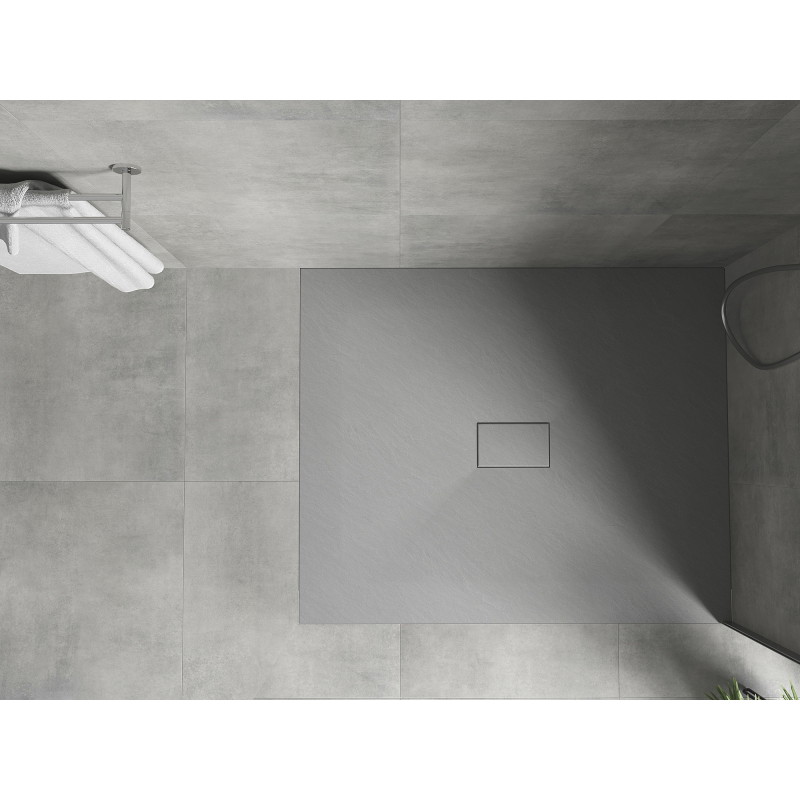 Mexen Hugo obdĺžnikový sprchový kút SMC 130 x 100 cm, šedý - 42611013