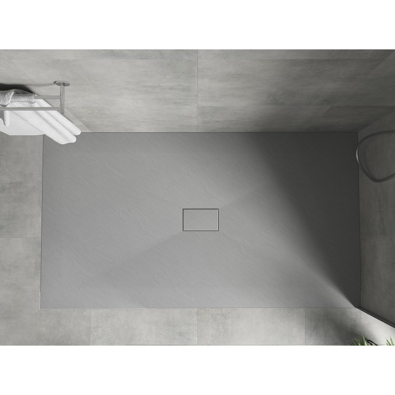 Mexen Hugo Obdĺžniková sprchová vanička SMC 180 x 100 cm, šedá - 42611018