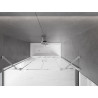 Mexen Velar Duo vaňová zástena 2-dielna posuvná 140 x 150 cm, transparentná, chróm - 896-140-000-02-01
