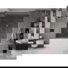 Mexen Velar Duo sprchová zástena na vaňu, 2-krídlová posuvná 160 x 150 cm, transparentná, chróm - 896-160-000-02-01