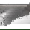 Mexen Velar Duo sprchová zástena na vaňu, 2-krídlová posuvná 160 x 150 cm, transparentná, chróm - 896-160-000-02-01