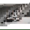 Mexen Velar Duo vaňová zástena dvojkrídlová Posuvný 140 x 150 cm, Priehľadné, Zlatoružová - 896-140-000-02-60