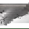 Mexen Velar Duo vaňová zástena dvojkrídlová Posuvný 140 x 150 cm, Priehľadné, gun gray kefovaný - 896-140-000-02-66