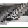 Mexen Velar Duo vaňová zástena 2-krídlová posuvná 160 x 150 cm, transparentná, čierna - 896-160-000-02-70