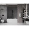 Mexen Velar Duo vaňová zástena dvojkrídlová Posuvný 160 x 150 cm, Priehľadné, gun gray kefovaný - 896-160-000-02-66