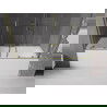 Mexen Velar Duo paraván na vaňu 2-krídlový posuvný 200 x 150 cm, transparentný, zlatý kartáčovaný - 896-200-000-02-55
