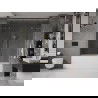 Mexen Velar Duo vaňová zástena dvojkrídlová Posuvný 200 x 150 cm, Priehľadné, zlatý kefovaný - 896-200-000-02-55