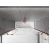 Mexen Velar Duo vaňová zástena dvojkrídlová Posuvný 200 x 150 cm, Priehľadné, Zlatoružová - 896-200-000-02-60