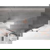 Mexen Velar Duo vaňová zástena 2-krídlová posuvná 200 x 150 cm, transparentná, brúsená meď - 896-200-000-02-65