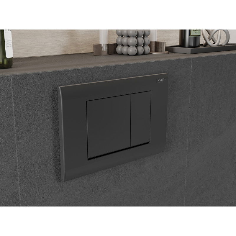 Mexen Fenix 01 splachovacie tlačidlo, gun gray - 600166
