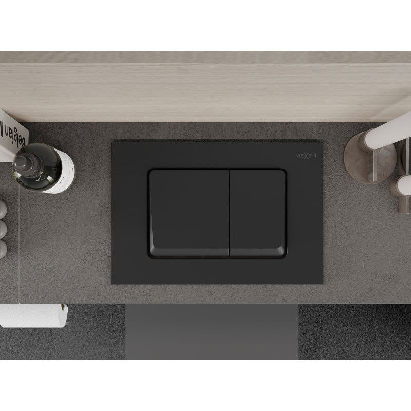 Mexen Fenix 10 XS splachovací tlačidlo, gun gray - 601066