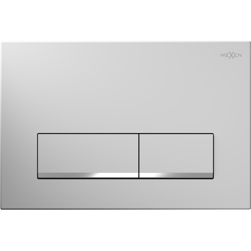 Mexen Fenix 12 splachovacie tlačidlo, matný chróm - 601202