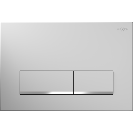 Mexen Fenix 12 splachovacie tlačidlo, matný chróm - 601202
