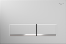 Mexen Fenix 12 splachovacie tlačidlo, matný chróm - 601202