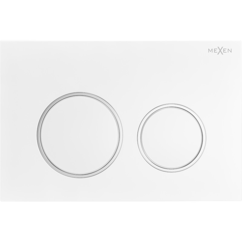 Mexen Fenix 07 XS splachovacie tlačidlo, biela matná - 600720
