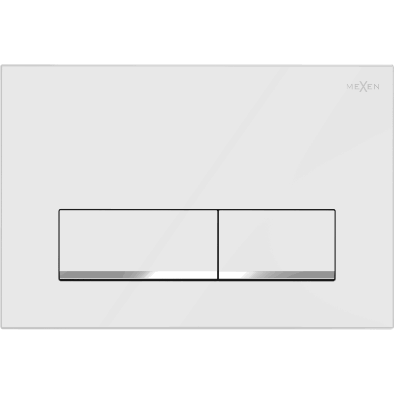 Mexen Fenix 12 splachovacie tlačidlo, biele lesklé - 601200